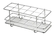 Suport eprubete Rotilabo®, 12 orificii, dimensiune compartiment 30 x 30 mm, 1 buc.