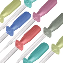 Pipetă cu aspirație din silicon 2 ml, turcoaz, 100 buc.