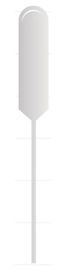 Pipete Pasteur negradate, 10 ml, cu tijă îngustă, 250 buc.