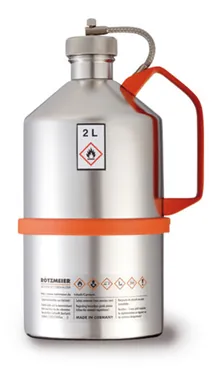 Canistră de siguranță pentru laborator, oțel inoxidabil, cu capac cu filet, 0.5 l, 1 bucată