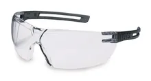 ochelari de protecție x-fit, gri, lentilă transparentă, 1 unitate