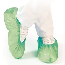 Acoperitori de încălțăminte CPE Eco, Verde, 41 cm, 25 µm, 100 buc.