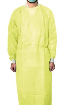 Halat de protecție MaidMed ViruGuard, Galben, 140 cm, 10 buc.
