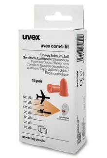 Antifoane Com4-fit, de la UVEX, EN 352-2, în cutie mini, 15 perechi