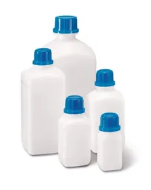 Flacon cu gât îngust, 100 ml, HDPE, 10 bucăți