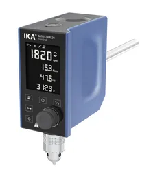Agitatoare de laborator cu control MINISTAR 20, până la 15 l, 60/46 W, 50-2000/min