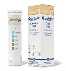 Benzi de testare Quantofix®, Clor 500, L 95 x W 6 mm, 100 bucăți
