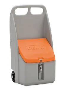 Go-Box, recipient portabil de depozitare pentru lianți, 70 l, PE, L 59 x W 39 x H 107 cm