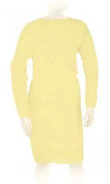Halat de protecție BeeSana, PP/PE, 26 g, galben, 136 cm, 10 unități