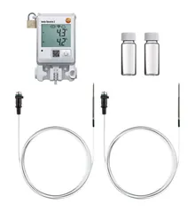 Set înregistrator de date wireless Saveris 2-T2, cu 2 conexiuni externe pentru senzori (NTC)
