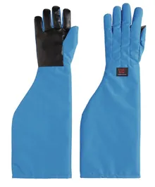 Mănuși Cryo-Grip® cu manșetă, lungime până la umăr, albastru, mărimea S, 1 pereche