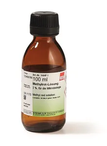 Supliment roșu de metil, pentru microbiologie, 100 ml, sticlă
