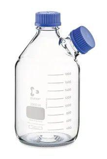 Flacon HPLC cu gâturi multiple 2000 ml, DURAN® GL 45, rotund, cu un gât lateral, 1 unitate(ăți)