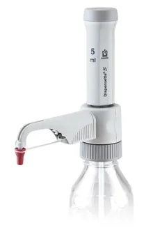 Dispensette® S, Volum fix, fără valvă de recirculare, volum 5 ml