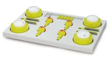 Set de pornire capace cu filet HPLC 1, Trei capace cu filet cu două conexiuni,, 1 bucată