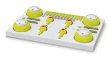 Set de pornire capace cu filet HPLC 3, Patru capace cu filet cu patru conexiuni,, 1 bucată