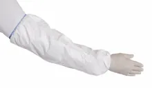 Mâneci TYVEK 500, Albe, 50 cm, elasticate la capete, 20 bucăți