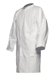 Halat de laborator TYVEK® 500, mărime XL, Cu capse, fără buzunare, 50 unități