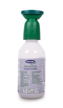 Flacon Actiomedic pentru spălarea ochilor, soluție de clătire NaCl 0.9% sterilă 250ml, 1 unitate