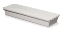 Tavă de sterilizare, PP, incl. capac, L 460 x W 150 x H 67 mm, 1 buc.