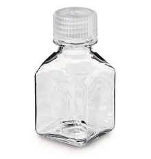 Flacon cu gât îngust, pătrat, PC, 60 ml, 12 buc.