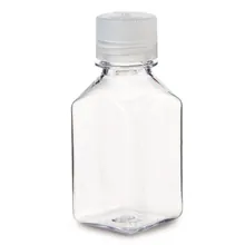 Flacon cu gât îngust, pătrat, PC, 250 ml, 6 buc.