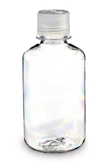 Flacon cu gât îngust, rotund, PC, 0.5 l, 4 buc.