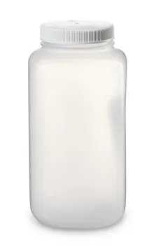 Flacon cu gât larg, pătrat, PP, 4 l, 1 buc.