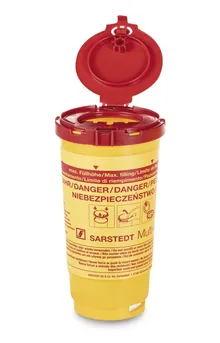 Multi-Safe twin plus 500, Recipient pentru deșeuri, PP, 0.5 l, 21 buc.