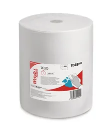 Șervețele reutilizabile WYPALL® X60, 1 strat, albe, rolă, 380 x 420 mm, 1 buc.