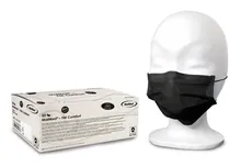 Măști medicale de față, tip II, MaiMed FM Comfort, cu elastic pentru urechi, negre