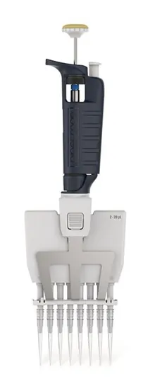 Pipetă multicanal de microlitri, Pipetman®, 8 canale, 2-20 µl, 1 bucată