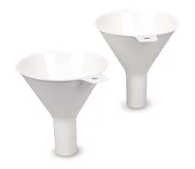 Pâlnie de pulbere de unică folosință, Bio-PE, albă, sterilă, 10 bucată(ți)