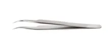 ROTILABO® pensetă de precizie, Cotită DX tip 7, L 118 mm, SS 0.05 mm, 1 bucată