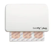 Dozator de plasturi QuickFix UNO Elastic, Alb cu 45 de plasturi elastici