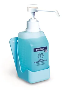 Suport de perete BODE, plastic, Pentru flacoane de 500 ml, bază 70 x 70 mm, 2 bucăți