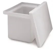 Recipient dreptunghiular cu capac, PP, autoclavabil, 114 l, 1 bucată
