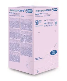 Sempercare nitril steril, Mănuși de examinare mărimea M (7-8), 50 perechi