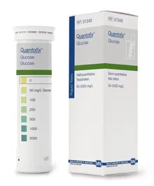 Benzi de testare Quantofix®, glucoză, 100 bucăți