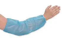 Mâneci din PP nețesut, albastru, 21x42 cm, 34 g/m², 100 bucăți