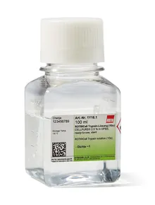 Soluție de tripsină ROTI®Cell (10x), sterilă, 10x, CELLPURE®, 100 ml, plastic
