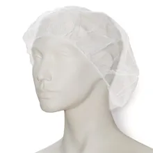 Bonetă tip plasă fagure de unică folosință, nailon, albă, Ø 53 cm, 100 bucată(ți)