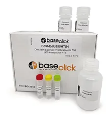 ClickTech EdU Cell Proliferation Kit 555, Pentru analize pe 4 plăci cu 96 de godeuri.