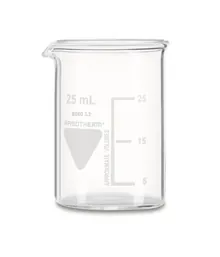 Pahar Berzelius RASOTHERM, scurt, 25 ml, 10 bucată(ți)
