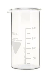 Pahar Berzelius RASOTHERM, înalt, 250 ml, 10 bucăți