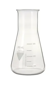 Balon Erlenmeyer RASOTHERM cu gât larg, 300 ml, 10 bucăți