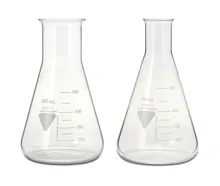 Balon Erlenmeyer RASOTHERM cu gât îngust, 50 ml, 10 bucăți