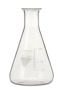 Balon Erlenmeyer RASOTHERM cu gât îngust, 100 ml, 10 bucăți