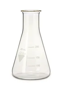 Balon Erlenmeyer RASOTHERM cu gât îngust, 200 ml, 10 bucăți
