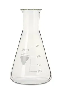 Balon Erlenmeyer RASOTHERM cu gât îngust, 250 ml, 10 bucăți